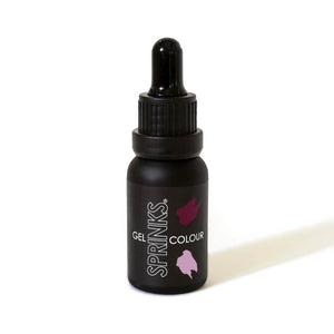 Sprinks gel colour dropper bottle maroon