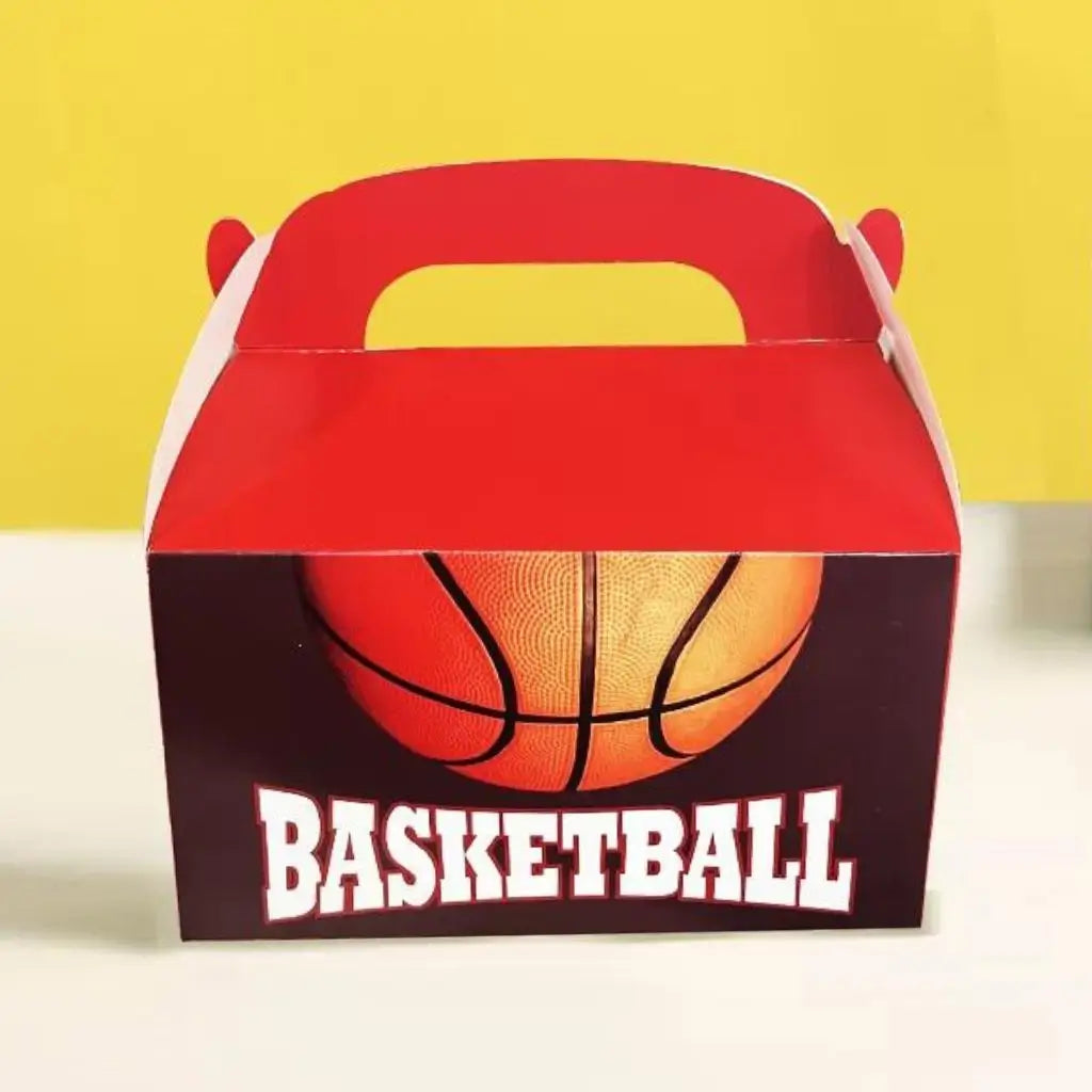 Basketball Gable Treat Boxes 6pk