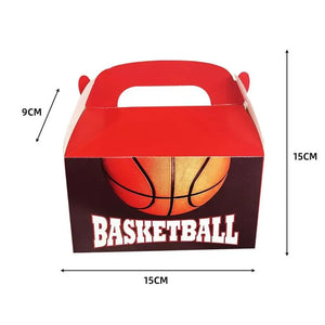 Basketball Gable Treat Boxes 6pk