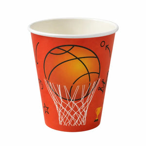 Kids basketball party cups available from an Australian party shop