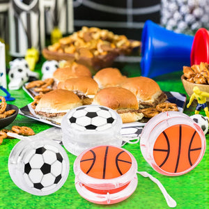 Basketball & Soccer Yoyo Favous 2pk kids toys games party favours loot bag fillers