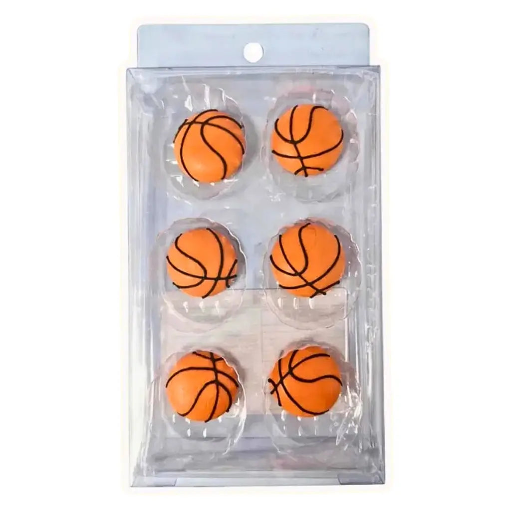 Basketball birthday edible cupcake toppers