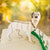Handmade White Labrador Dog in Daisy Garden 3D Pop Up Card - Online Party Supplies