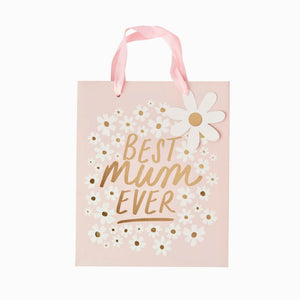 Small pink gift bag for mum birthday or thank you gifts