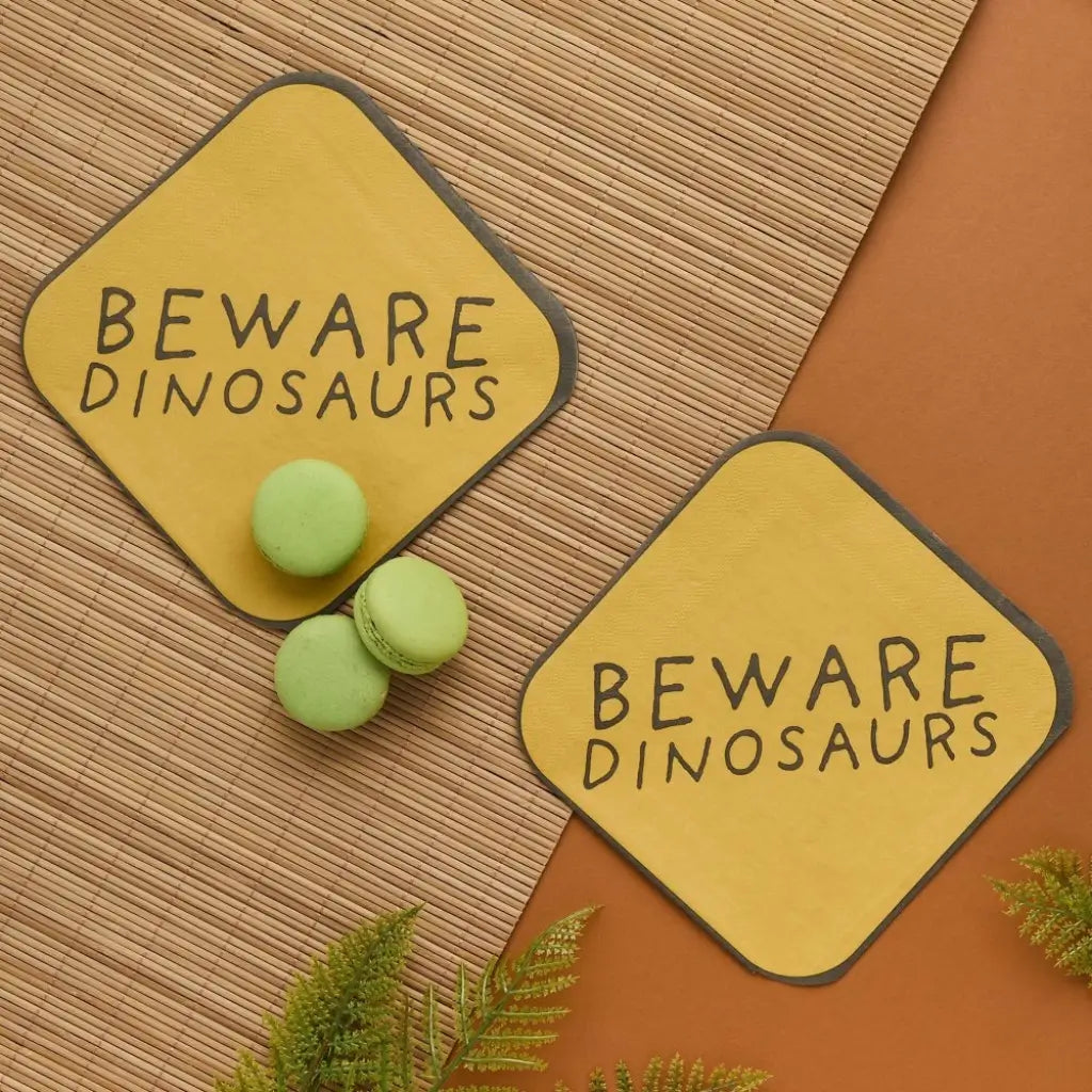 Party Dinosaurs Beware Lunch Napkins 16 Pack