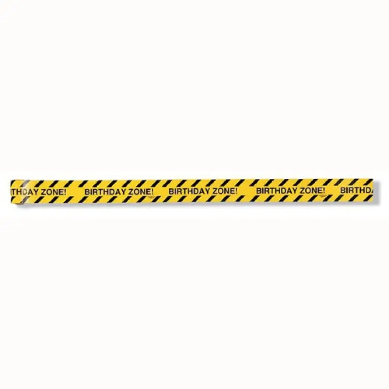 Big Dig Construction 'Birthday Zone' Warning Tape 13.7m