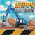 Big Dig Construction Happy Birthday Lunch Napkins 16pk