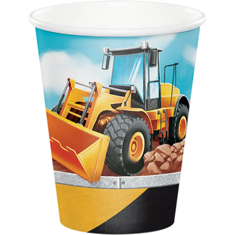 BIG DIG CONSTRUCTION CUPS PAPER 266ML