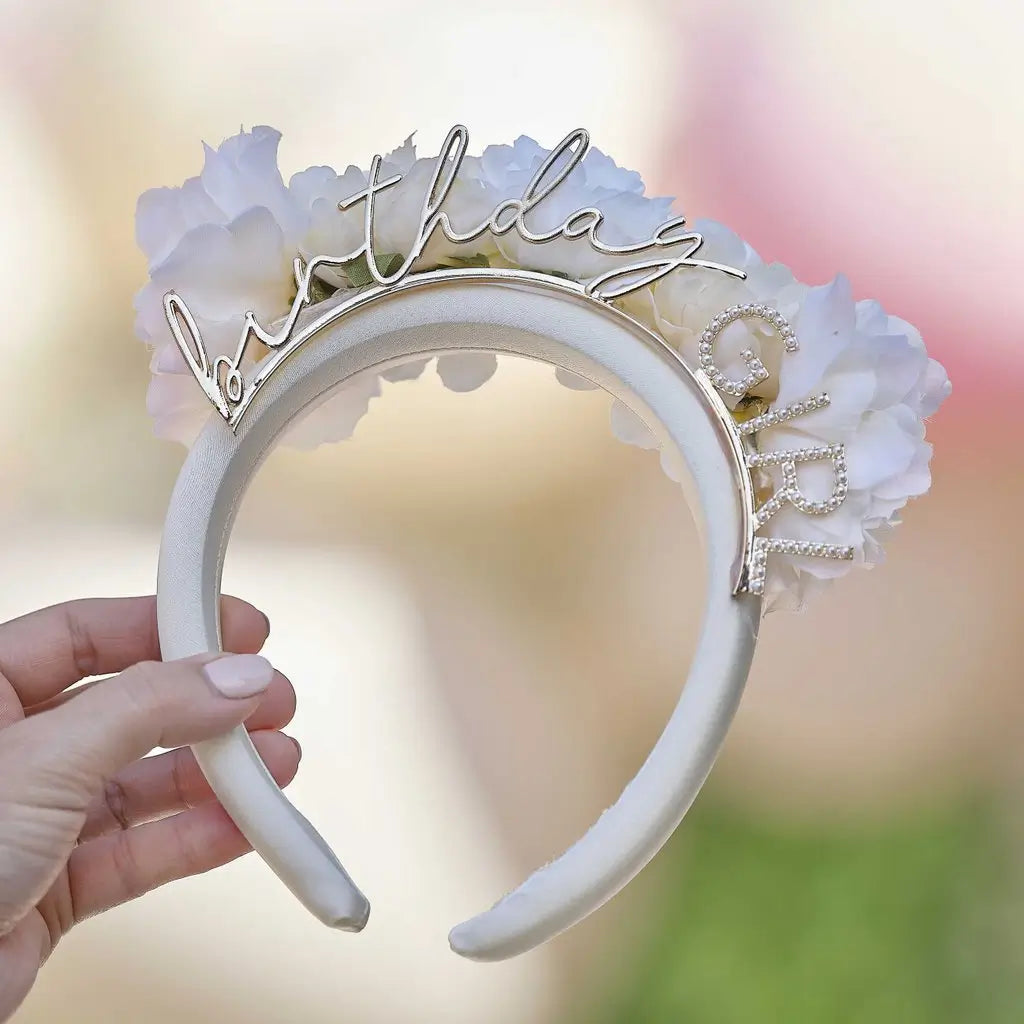 Hen Night Ring Headband Adult White Hen Night Ring Headband Adult White