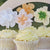 Birthday Bloom Tissue Paper Flower Cake Toppers 12pk