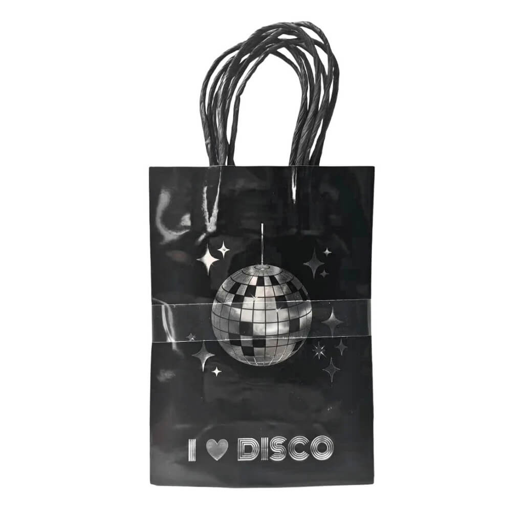 70s themed disco gift bags for party favours