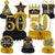 Gold Glitter 50th Birthday Honeycomb