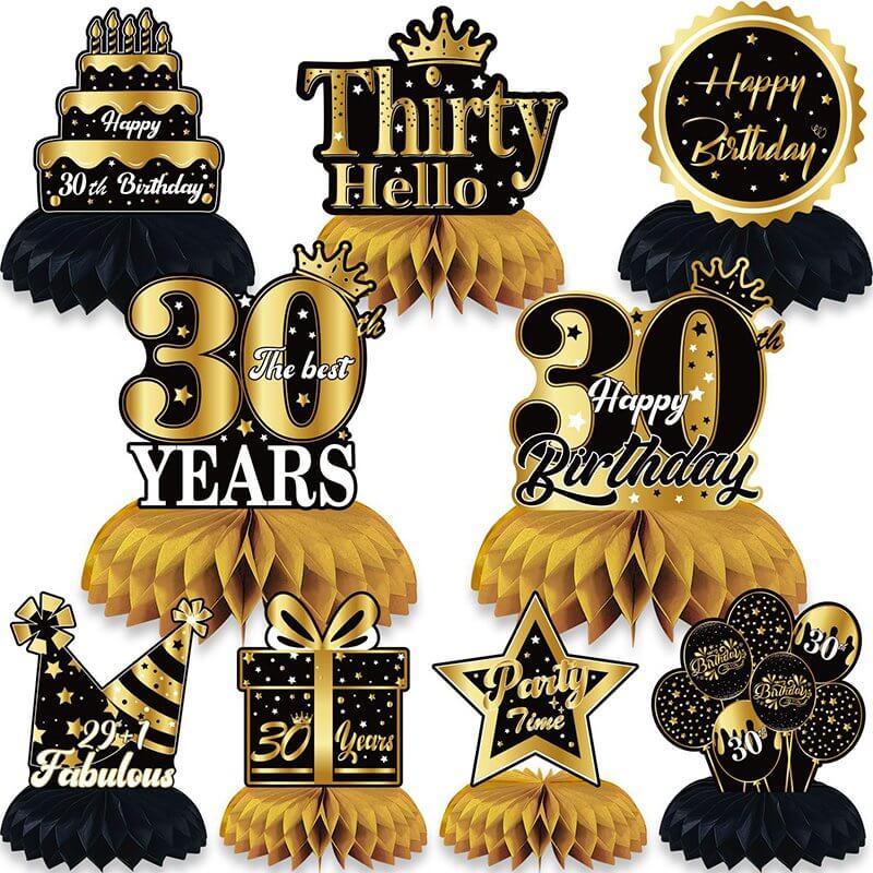 Shop Fabulous 30th Birthday Party Supplies - Decorations, Balloons