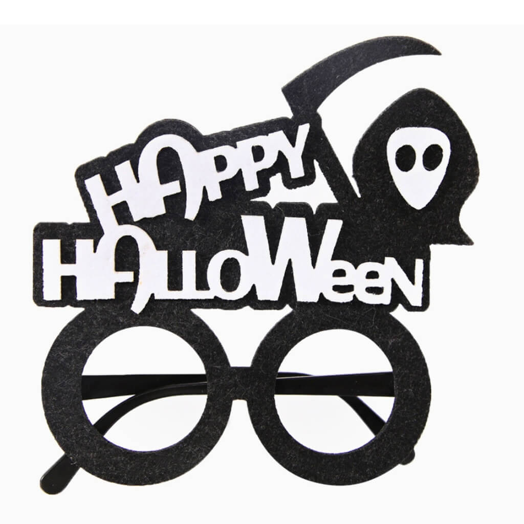 Happy Halloween Death w/ Scythe Paper Glasses costumes accessories