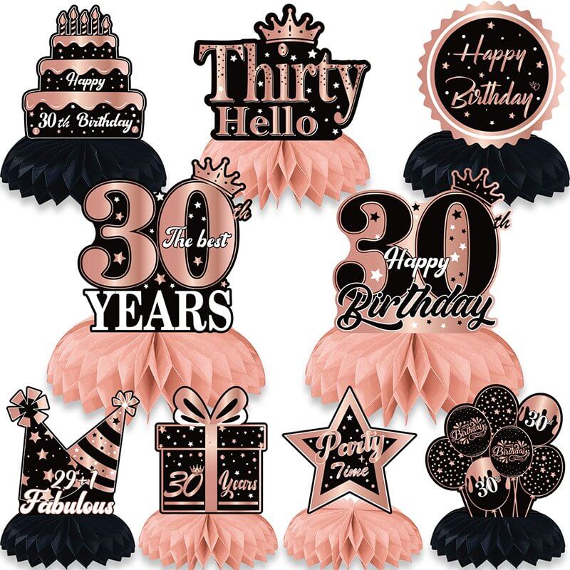 Shop Fabulous 30th Birthday Party Supplies - Decorations, Balloons