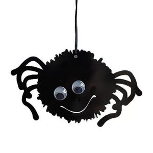 Cute Black Spider Hanging Decorations 3pk