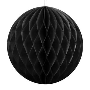 Black Paper Honeycomb Ball