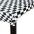 Black & White Checkered plastic Tablecloth