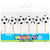 Soccer Ball Pick Candles 6pk