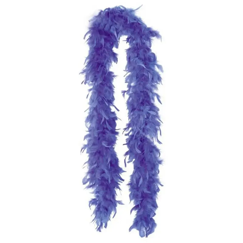 Real Feather Boa - Blue