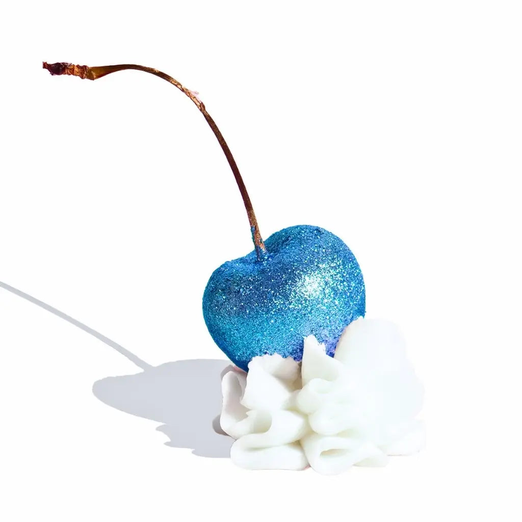 Edible Blue Glitter for Cocktails and Desserts
