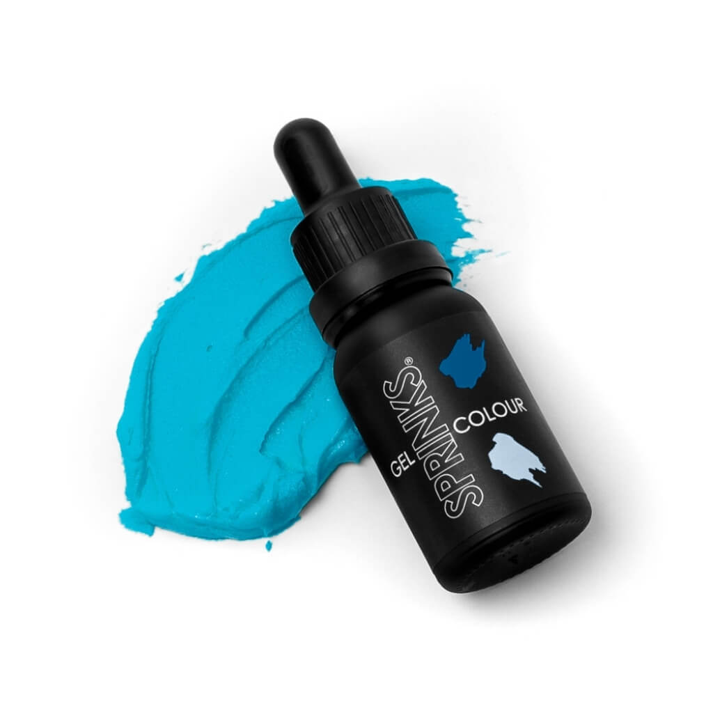 Sprinks blue gel food colouring 15ml bottle