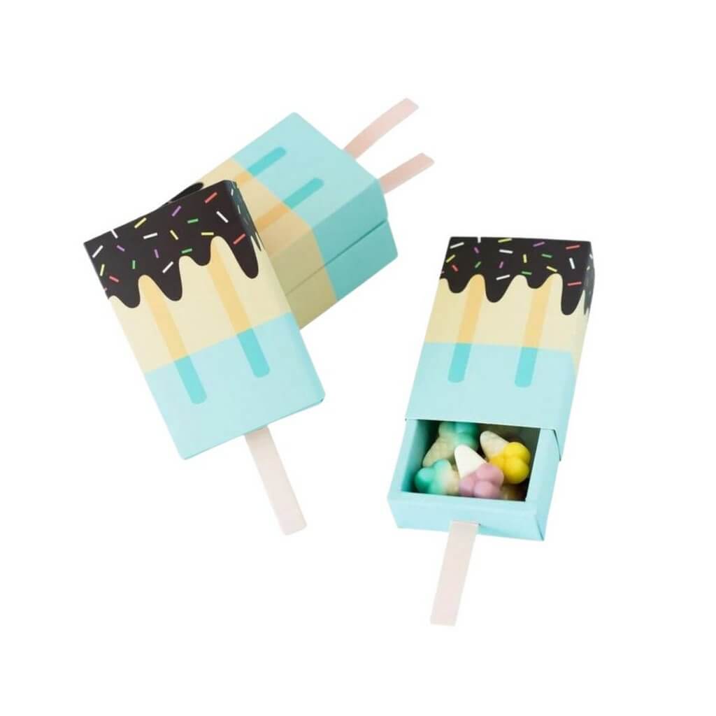 Blue Ice Cream Treat Boxes 6pk