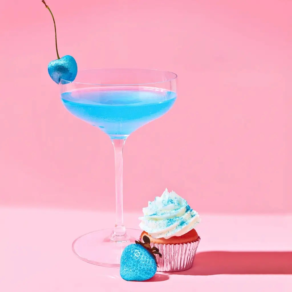 Blue Shimmer Edible Glitter for Baking