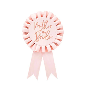Blush Pink Mother of the Bride Hen Party Badge