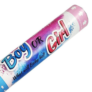 Gender Reveal Smoke Party Popper - Blue