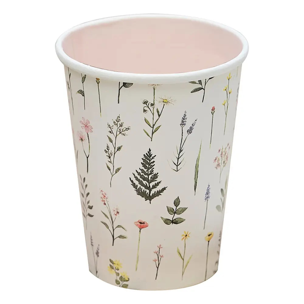 Floral Bloom Hen Party Paper Cups 8pk