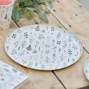 Floral Bloom Hen Party Paper Plates 8pk