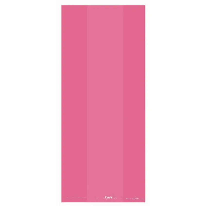Bright Pink Small Cello Party Bags 25pk