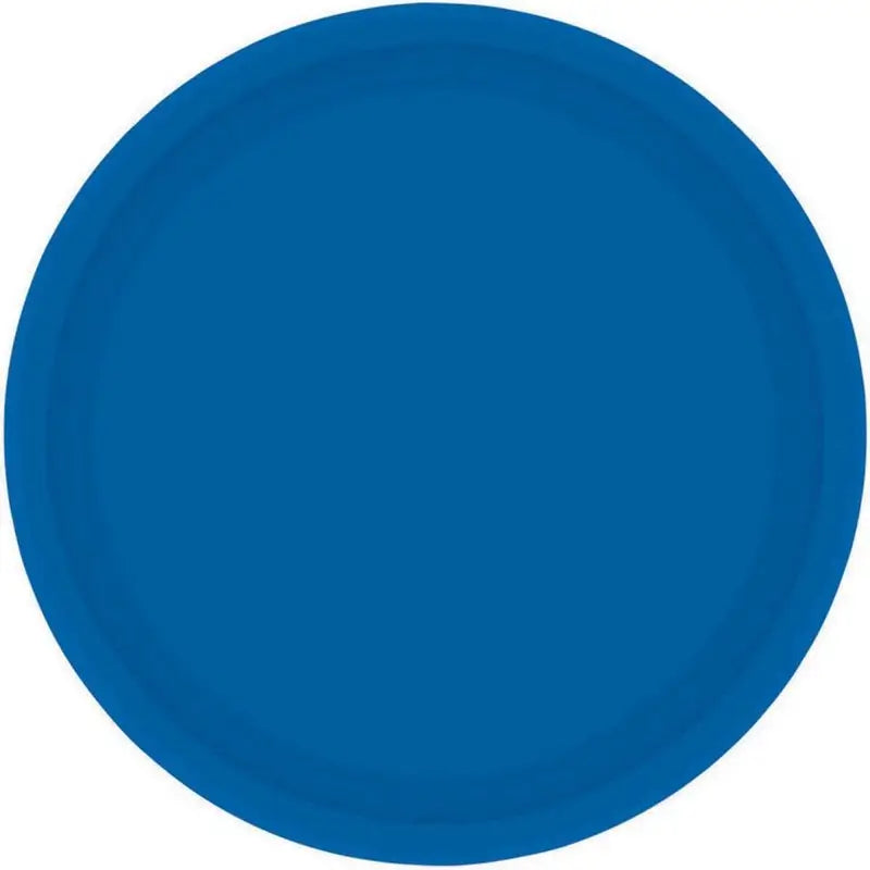 Bright Royal Blue Lunch Paper Plates 23cm 20pk
