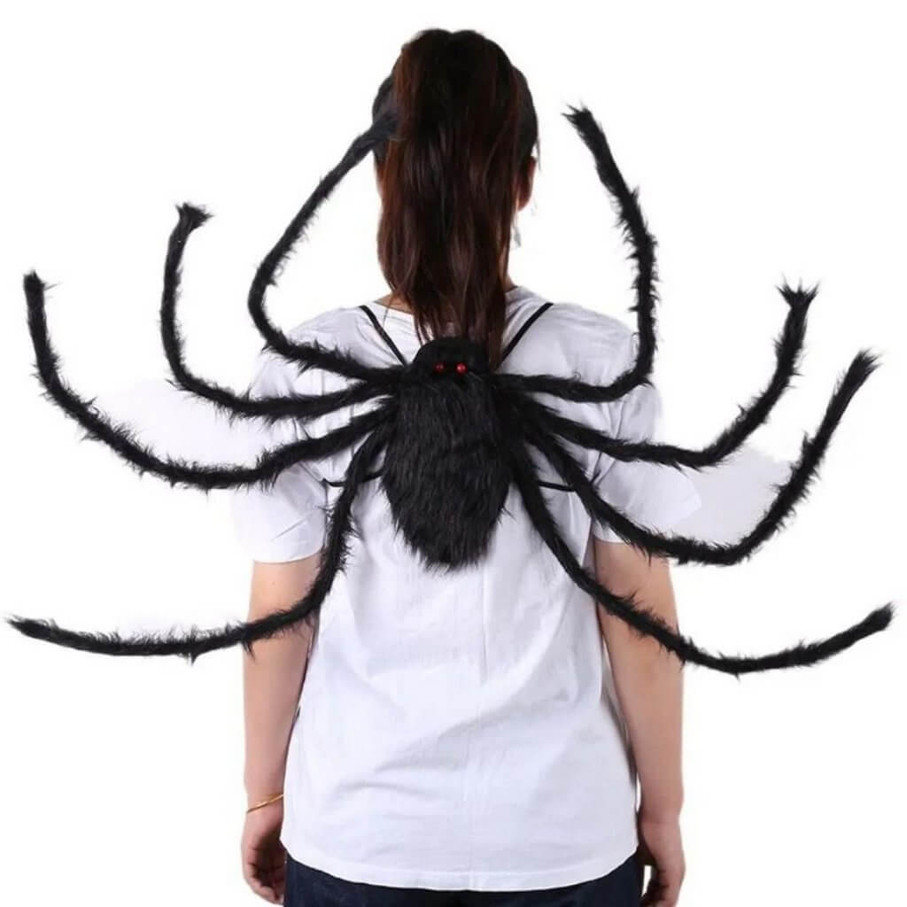 Bright Silk Strap Black Spider 125cm