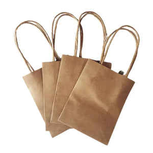 Brown Kraft Paper Gift Bags 4pk