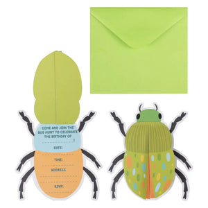 Pop Up Bug Party bugging out Invitations 5pk