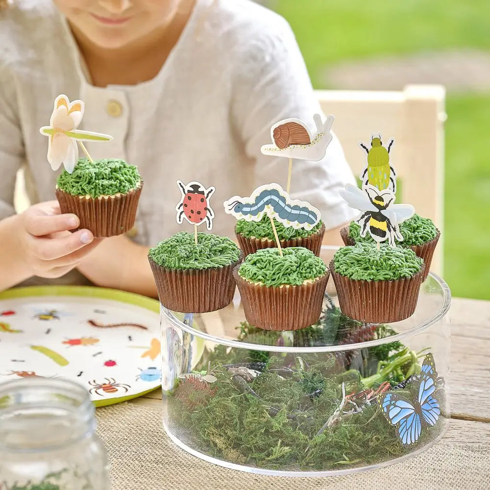 Pack of 12 Bugging Out Bug Party Cupcake Toppers.