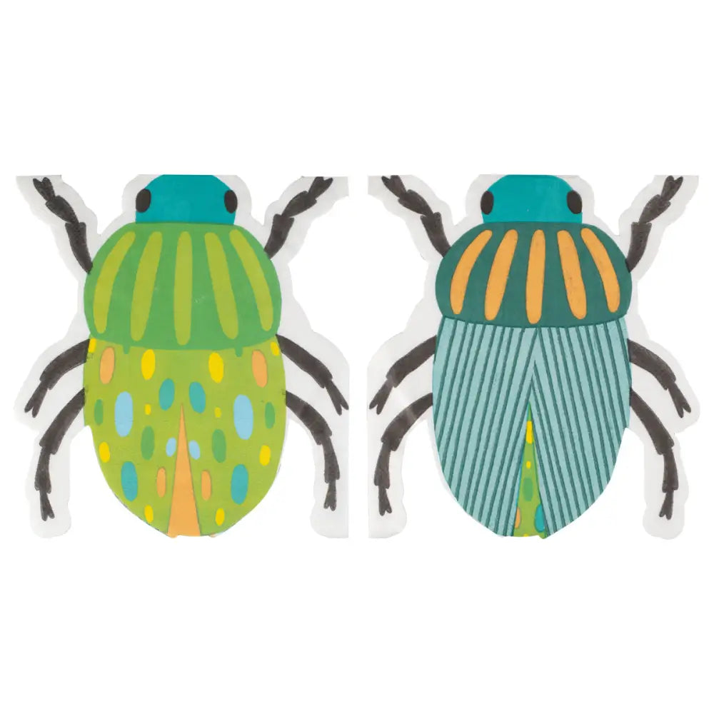 Bug Party Round Paper Napkins 16pk
