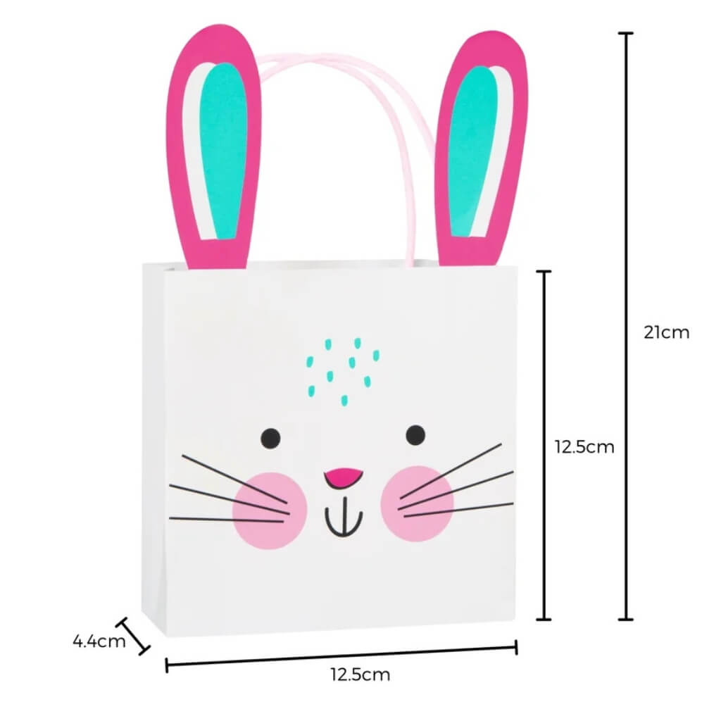 Bunny Ear Paper Favour Bags 3pk