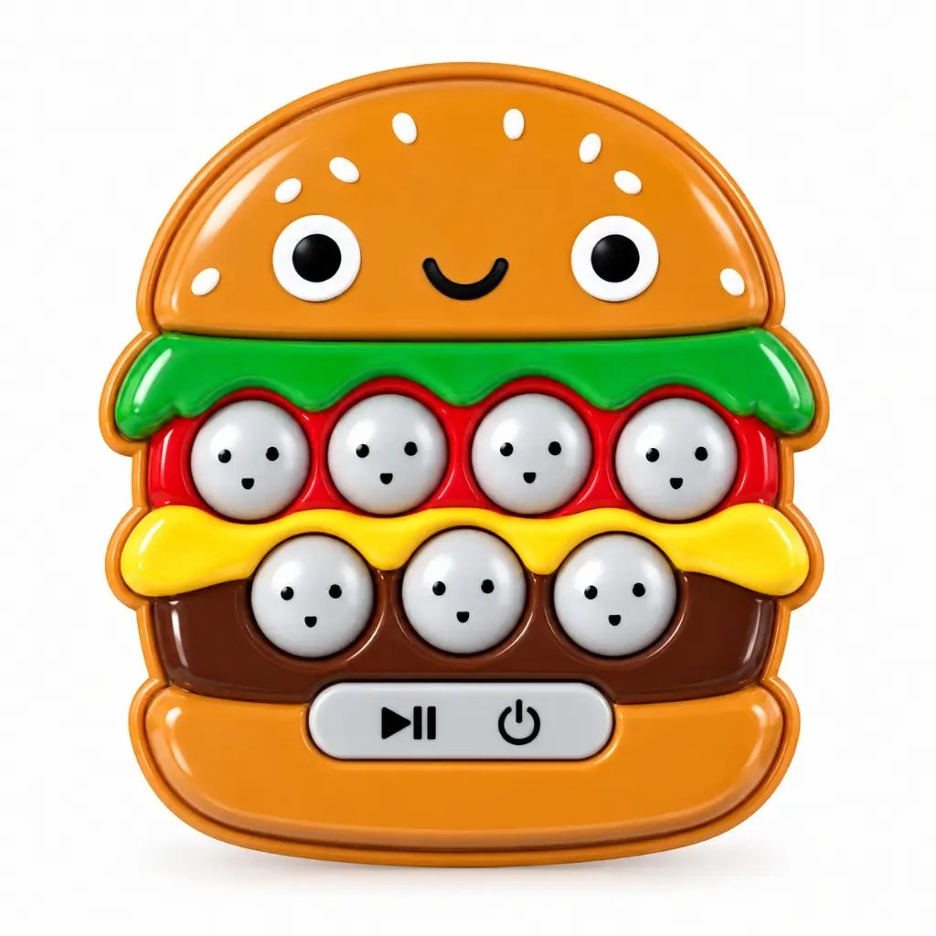 hamburger and game controller quick reaction toys