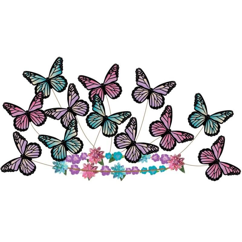 Flights of Fancy  Butterfly party, Straw decorations, Butterfly crafts