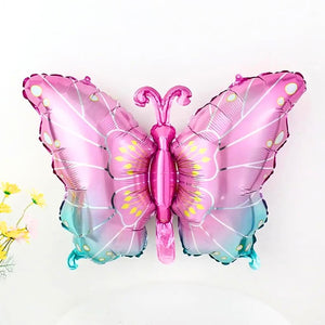 pink gradient butterfly balloon for parties