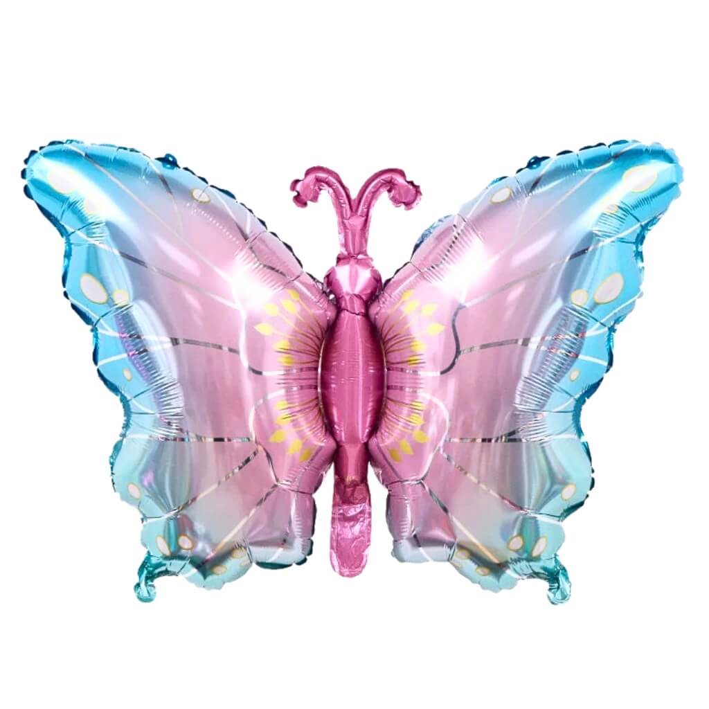 79x53cm butterfly foil balloon with gradient wings