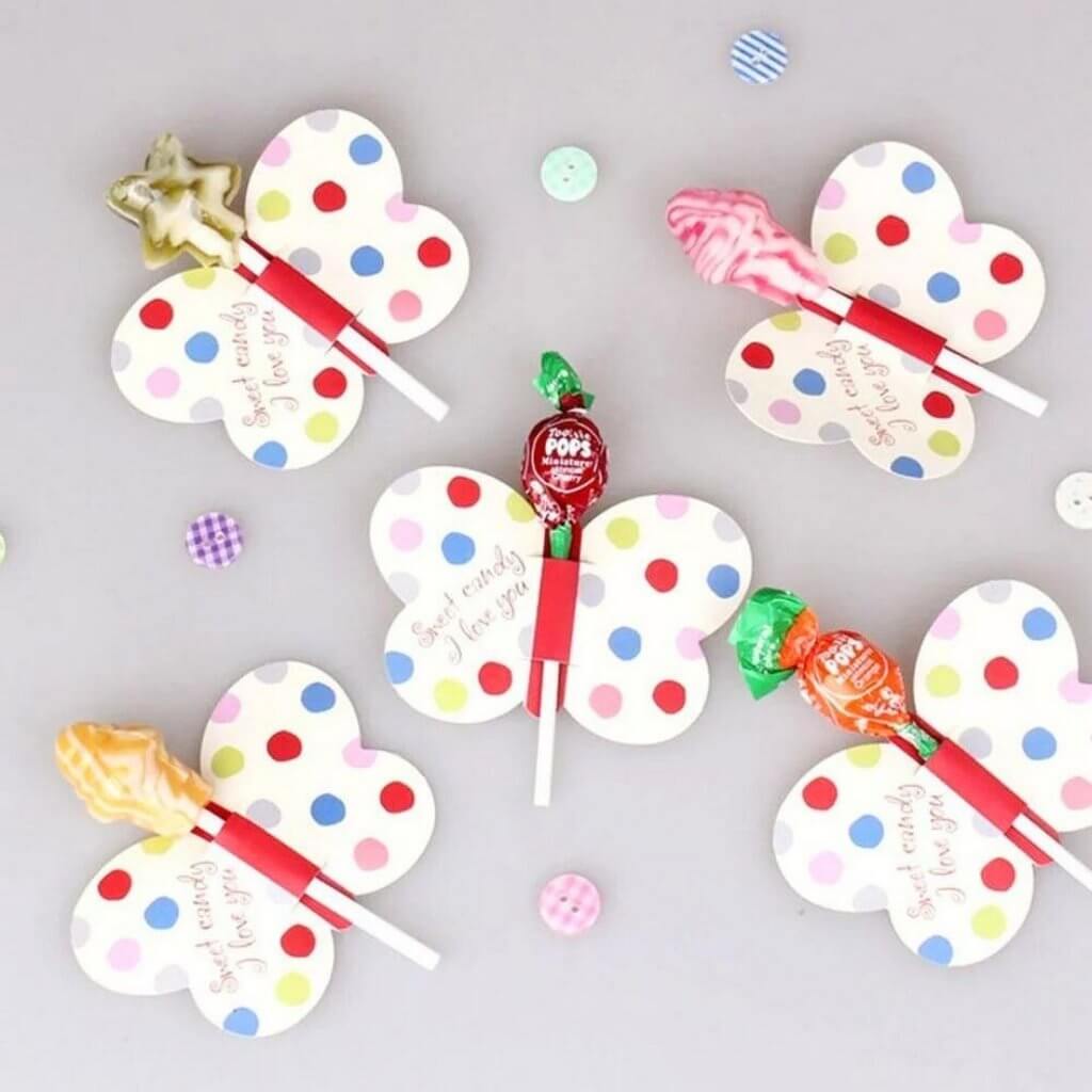 Butterfly Lollipop Stick Holders 20pk