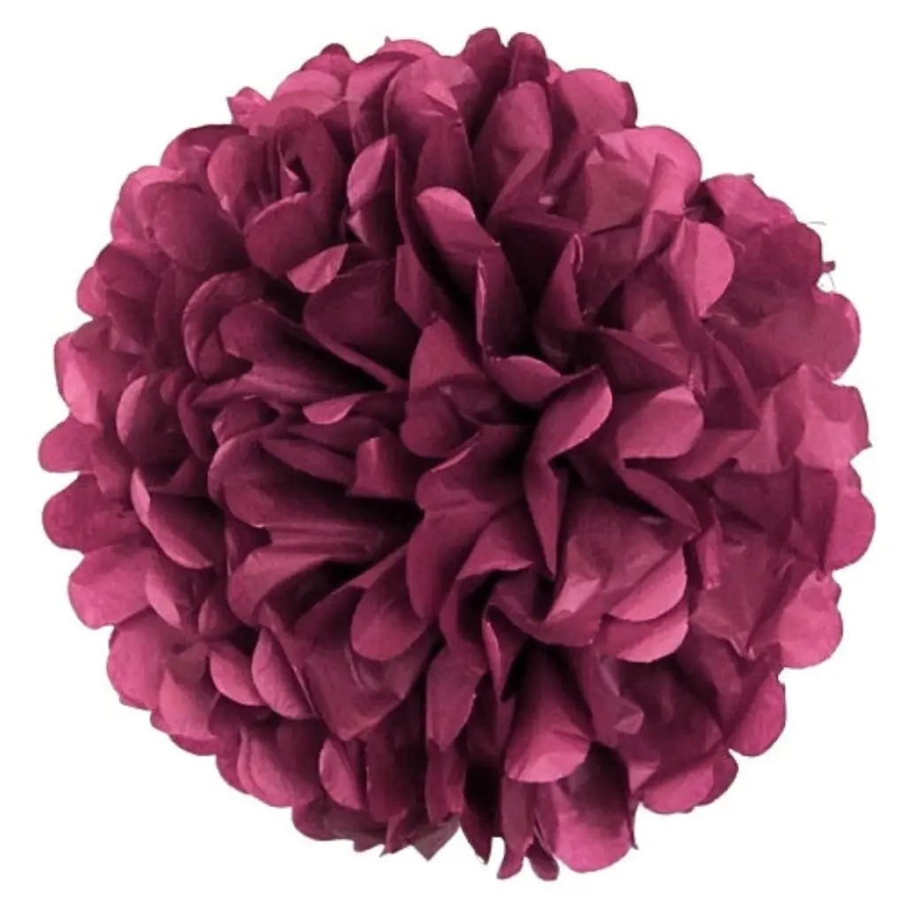 Cabernet Tissue Paper Pom Pom