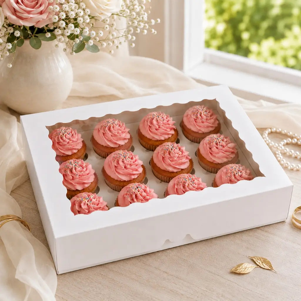 Cake Craft 12 hole cupcake presentation box.