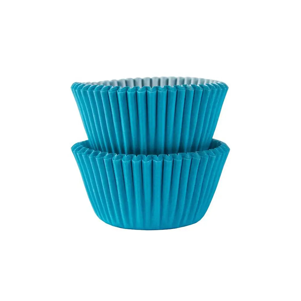 Mini Cupcake Baking Cups 100pk - Caribbean Blue