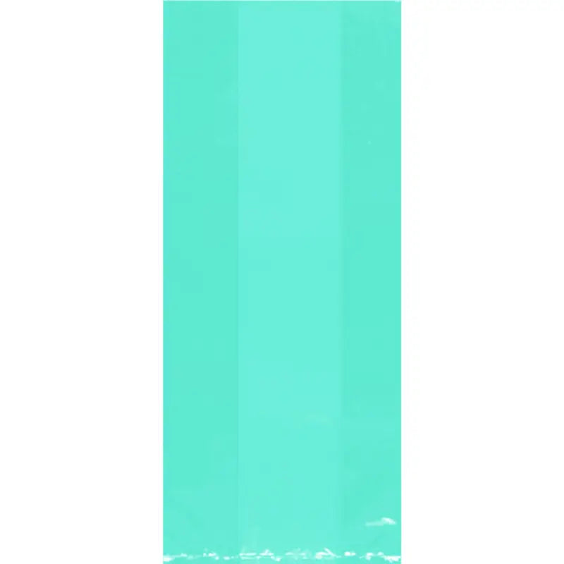 Caribbean Blue Small Cello Party Bags 25pk