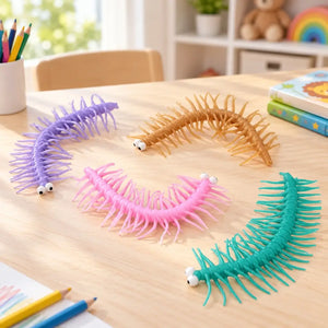 Centipede-style stretchy fidget toy measuring approximately 25cm
